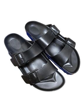 ​NIB Birkenstock Arizona Essentials EVA Black Sandals EU Size 39 (US 8-8.5)